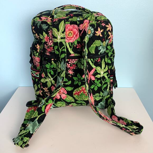 Vera Bradley Botanica Print Large Backpack (Retired Print) - Picture 3 of 6
